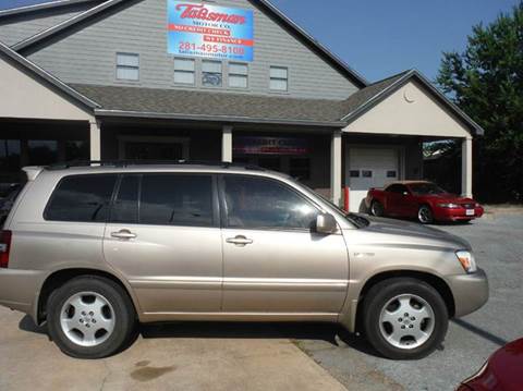 2004 Toyota Highlander for sale at Talisman Motor Company in Houston TX