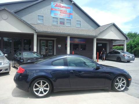 2004 Infiniti G35 for sale at Talisman Motor Company in Houston TX
