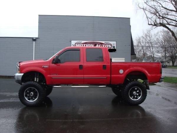 2000 Ford F-250 Super Duty CREW 4X4 7.3 POWERSTROKE DIESEL BIG LIFT 40