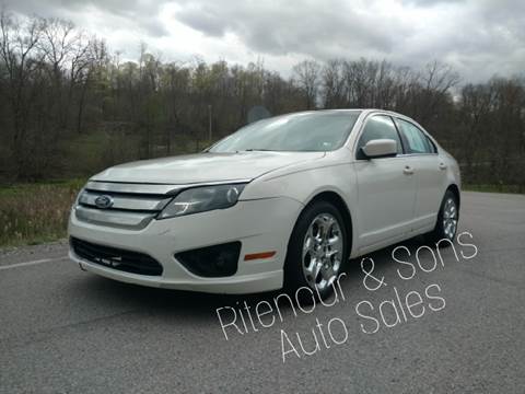 2010 Ford Fusion for sale at RITENOUR & SONS AUTO SALES in Ellsworth PA