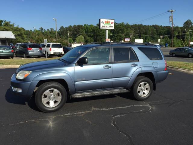 2004 Toyota 4Runner for sale at RTP AUTO SALES  INC in Durham NC