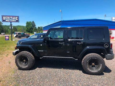2008 Jeep Wrangler Unlimited for sale at LUTEYS Heritage Motors in Marquette MI