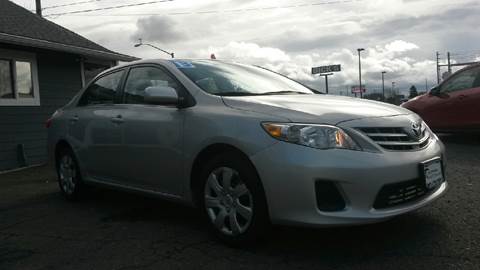 2013 Toyota Corolla for sale at Universal Auto Sales Inc in Salem OR