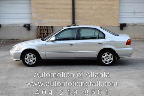 1999 Honda Civic for sale at Automotion Of Atlanta in Conyers GA