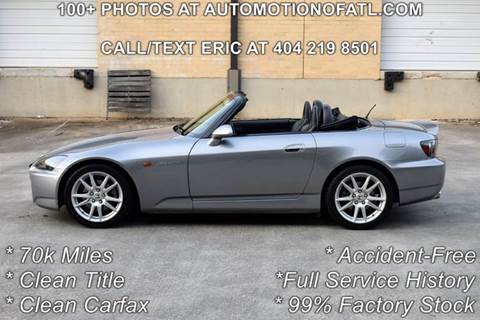 2005 Honda S2000 for sale at Automotion Of Atlanta in Conyers GA