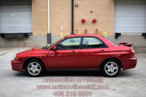 2002 Subaru Impreza for sale at Automotion Of Atlanta in Conyers GA