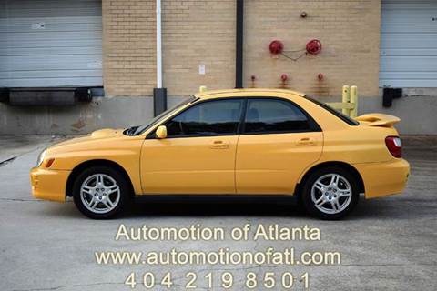 2003 Subaru Impreza for sale at Automotion Of Atlanta in Conyers GA