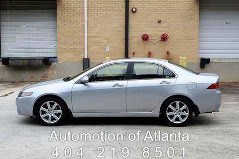2004 Acura TSX for sale at Automotion Of Atlanta in Conyers GA