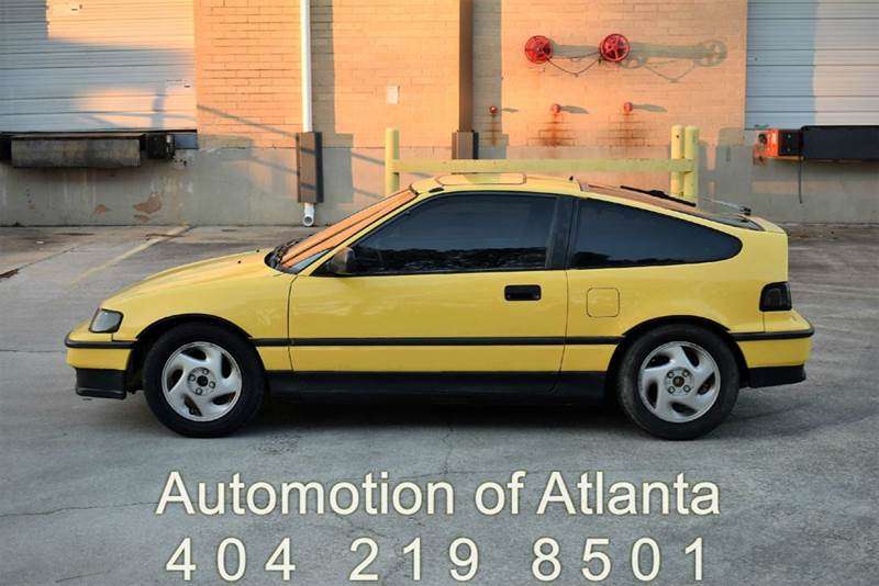 1990 Honda Civic CRX for sale at Automotion Of Atlanta in Conyers GA
