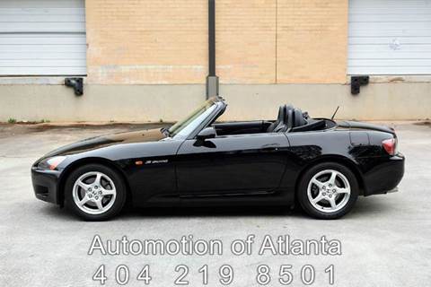 2000 Honda S2000 for sale at Automotion Of Atlanta in Conyers GA