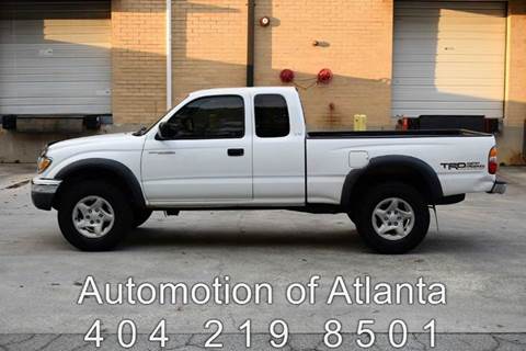 2002 Toyota Tacoma for sale at Automotion Of Atlanta in Conyers GA