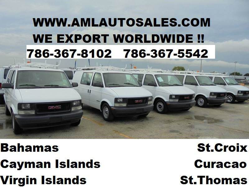 2001 GMC Safari Cargo for sale at AML AUTO SALES - Cargo Vans in Opa-Locka FL