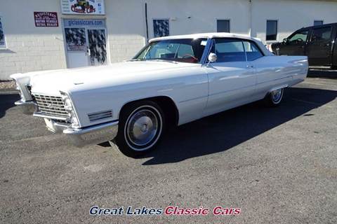 1967 Cadillac DeVille for sale at Great Lakes Classic Cars & Detail Shop in Hilton NY