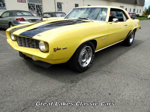 1969 Chevrolet Camaro for sale at Great Lakes Classic Cars & Detail Shop in Hilton NY