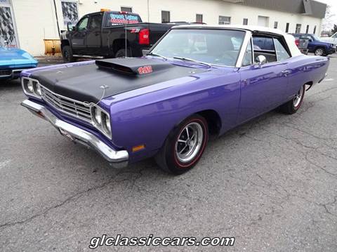 1969 Plymouth Roadrunner for sale at Great Lakes Classic Cars & Detail Shop in Hilton NY