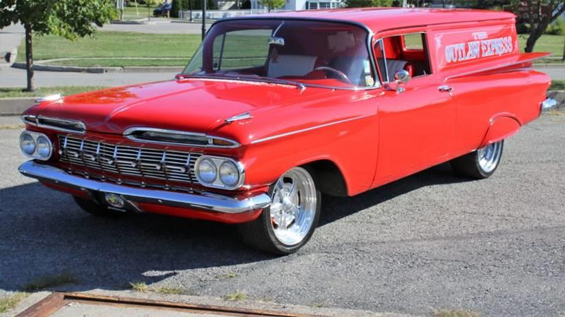 1959 Chevrolet Biscayne for sale at Great Lakes Classic Cars & Detail Shop in Hilton NY