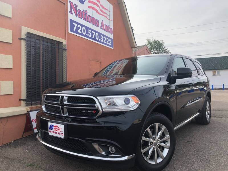 2018 Dodge Durango Awd Sxt Plus 4dr Suv In Denver Co - Nations Auto Inc. Ii