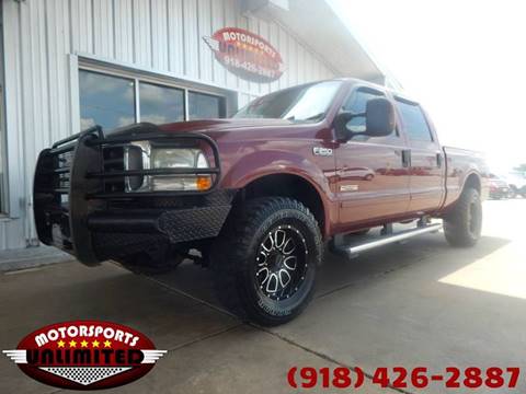 2004 Ford F-250 Super Duty for sale at Motorsports Unlimited in McAlester OK