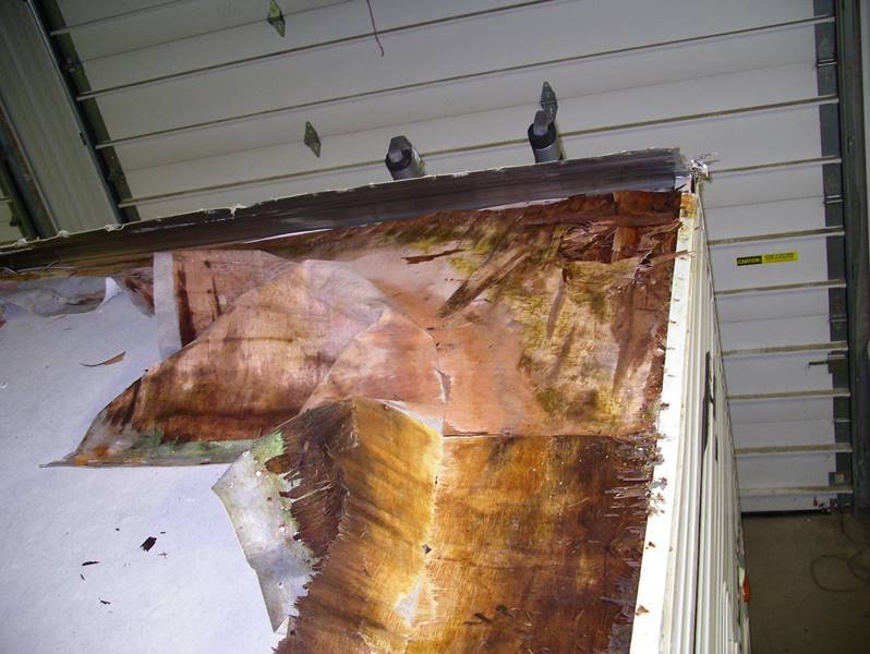 RV Water Damage Professionally Repaired