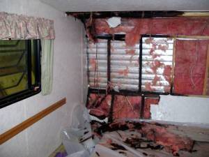 RV Water Damage Professionally Repaired