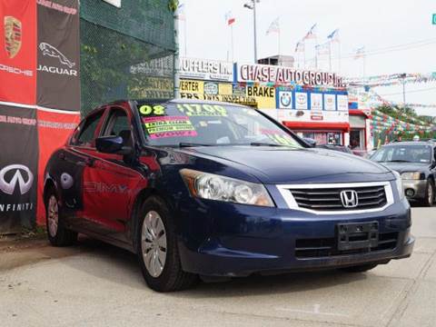 2008 Honda Accord for sale at CHASE AUTO GROUP INC in Bronx NY