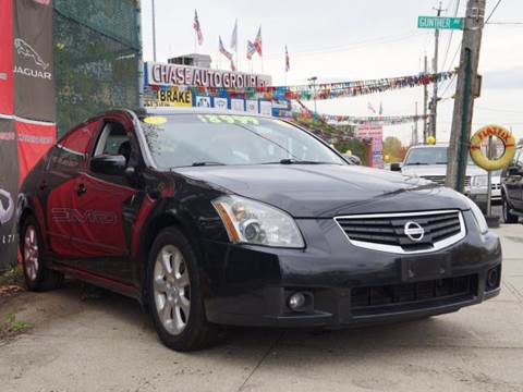 2008 Nissan Maxima for sale at CHASE AUTO GROUP INC in Bronx NY