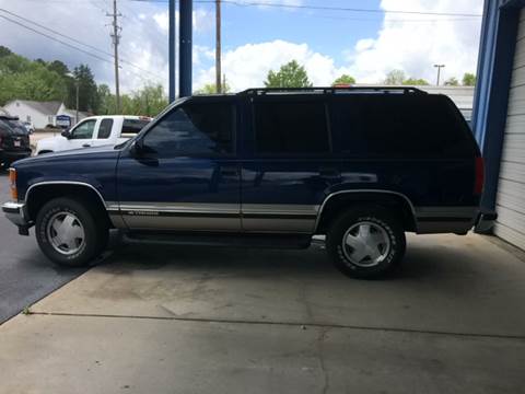 1999 Chevrolet Tahoe for sale at Mac's Auto Sales in Camden SC