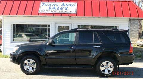 2006 Toyota 4Runner for sale at Trans Auto Sales in Greenville NC