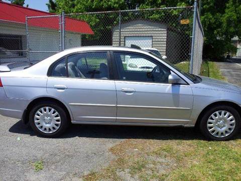 2002 Honda Civic for sale at Trans Auto Sales in Greenville NC