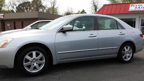 2005 Honda Accord for sale at Trans Auto Sales in Greenville NC