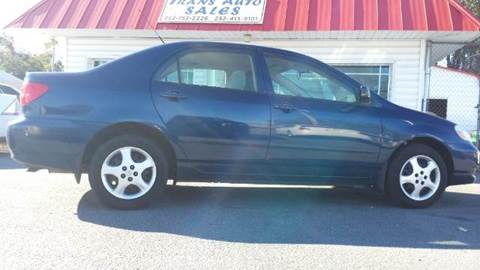 2006 Toyota Corolla for sale at Trans Auto Sales in Greenville NC