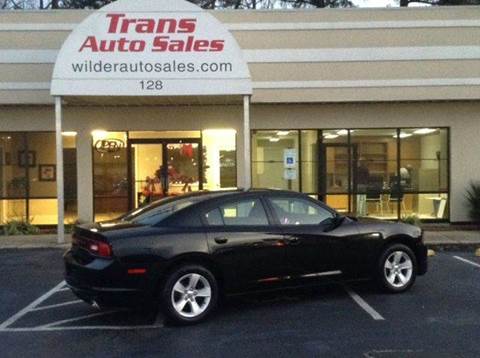 2011 Dodge Charger for sale at Trans Auto Sales in Greenville NC
