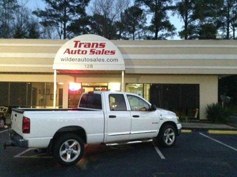 2008 Dodge Ram Pickup 1500 for sale at Trans Auto Sales in Greenville NC