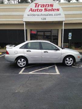 2007 Ford Focus for sale at Trans Auto Sales in Greenville NC