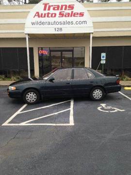 1995 Toyota Camry for sale at Trans Auto Sales in Greenville NC