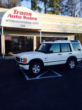 2001 Land Rover Discovery Series II for sale at Trans Auto Sales in Greenville NC