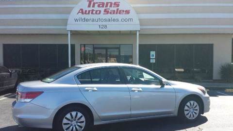 2012 Honda Accord for sale at Trans Auto Sales in Greenville NC