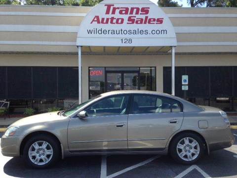 2005 Nissan Altima for sale at Trans Auto Sales in Greenville NC