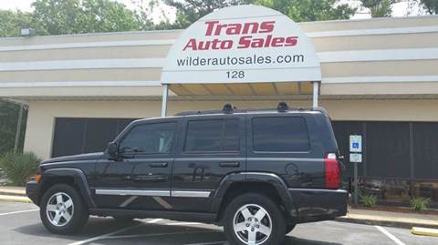 2010 Jeep Commander for sale at Trans Auto Sales in Greenville NC