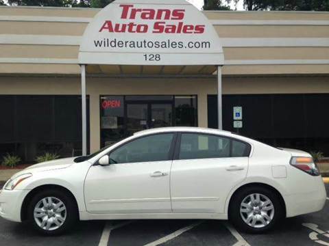 2012 Nissan Altima for sale at Trans Auto Sales in Greenville NC