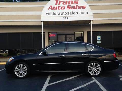 2008 Infiniti M35 for sale at Trans Auto Sales in Greenville NC