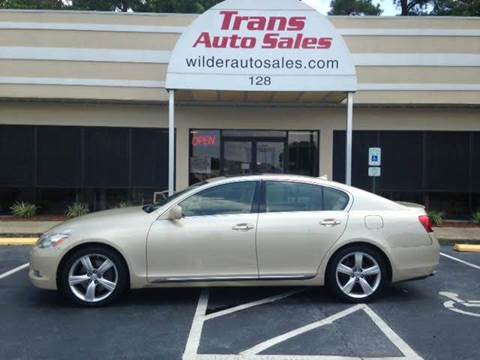 2007 Lexus GS 350 for sale at Trans Auto Sales in Greenville NC