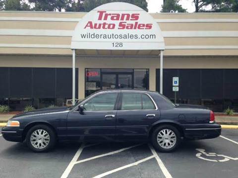 2003 Ford Crown Victoria for sale at Trans Auto Sales in Greenville NC