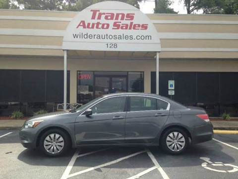 2009 Honda Accord for sale at Trans Auto Sales in Greenville NC