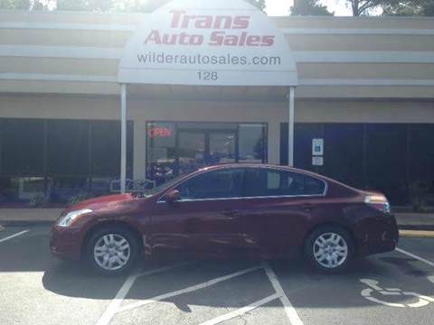 2010 Nissan Altima for sale at Trans Auto Sales in Greenville NC