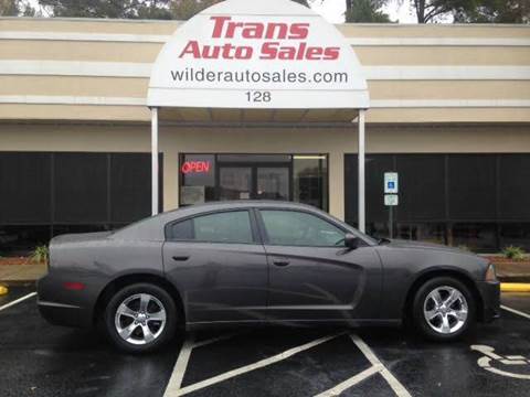 2013 Dodge Charger for sale at Trans Auto Sales in Greenville NC