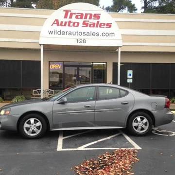 2008 Pontiac Grand Prix for sale at Trans Auto Sales in Greenville NC