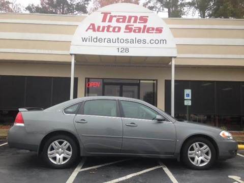 2008 Chevrolet Impala for sale at Trans Auto Sales in Greenville NC
