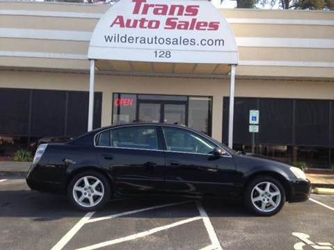 2004 Nissan Altima for sale at Trans Auto Sales in Greenville NC