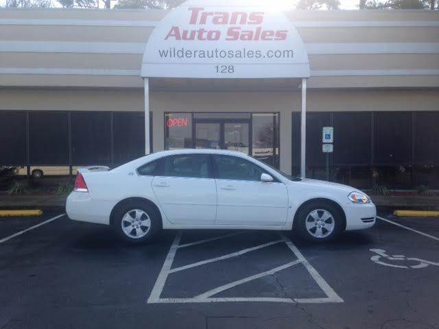 2008 Chevrolet Impala for sale at Trans Auto Sales in Greenville NC